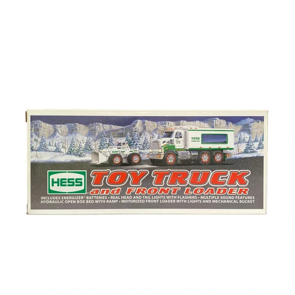 Y2K 2008 Hess Toy Truck & Front Loader. New In Box.